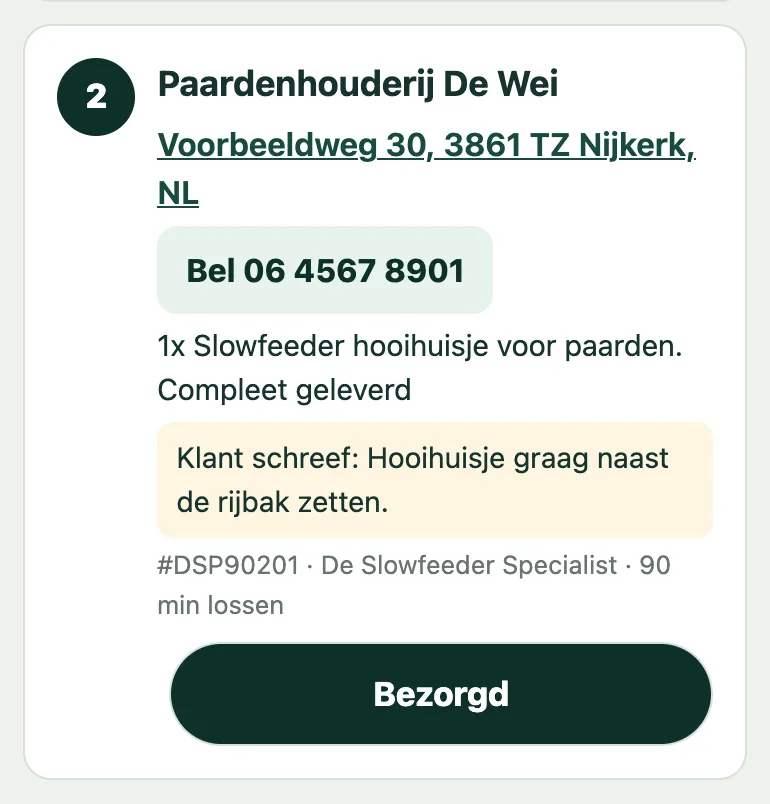 Een stop met de knop Bezorgd